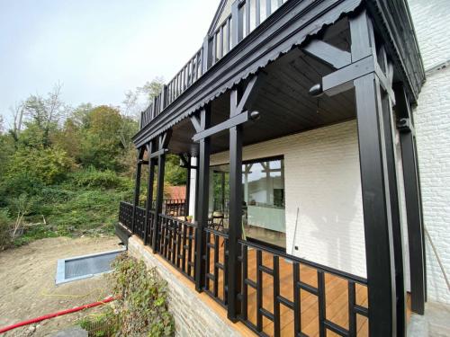 Terrasse sur deux étages
